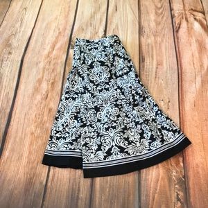 Black and white skirt